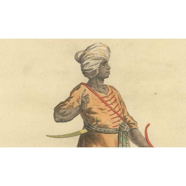 Paper European School Artist, Habit of an Ethiopian, 1749, Engraving For Sale - Image 7 of 9
