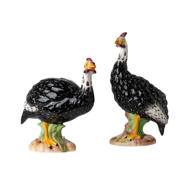 These hand painted guinea hens are a tradition in Italian decor. They look great in a any kitchen or use as a beautiful...