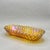 1950s Vintage Indiana Glass Marigold Carnival Glass Oval Celery Dish With Lattice Diamond Pattern For Sale - Image 5 of 8