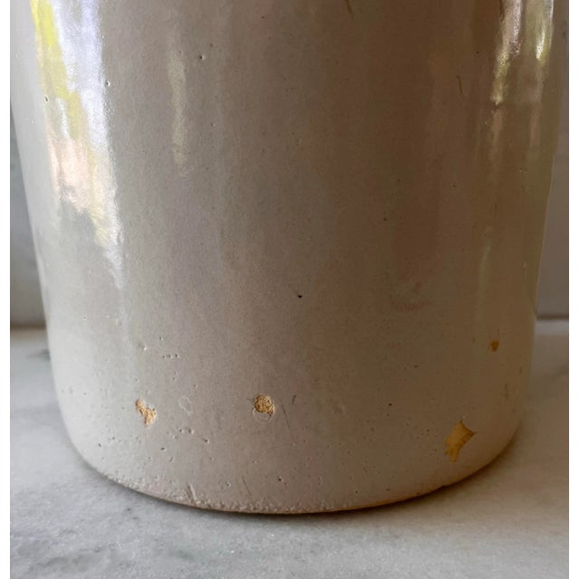 Vintage Robison Ransbottom 2 Gallon Stoneware Blue Crown Crock For Sale - Image 9 of 9