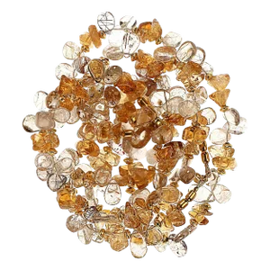Gemstone 2 Strand Necklace