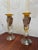 Vintage 1990s Charles Hall Art Glass Candlestick Holders - a Pair For Sale - Image 4 of 12