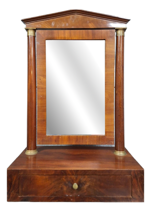 19th Century Empire Mahogany Dressing Table