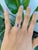 Modern 1.5Ct Gia Certified Burma Ruby Ring With Natural Diamond Accents: Solid 14k Gold, Size 6.75 For Sale - Image 3 of 9