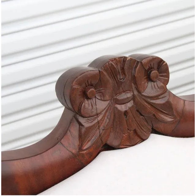 Late 19th Century Antique Regency Style Carved Sofa For Sale - Image 9 of 12