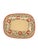 Modern Set of 4 Bat Trang Vietnamese Ceramic Serving Dishes Hand Painted Red Floral & Blue Vine Pattern For Sale - Image 3 of 13