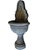 21th Century Italian Grey Limestone Simple Fountain For Sale - Image 4 of 6