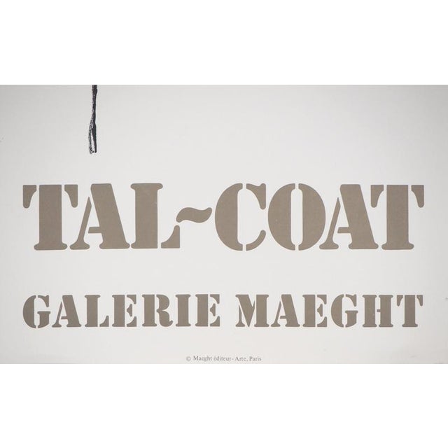 Modern Pierre Tal-Coat, Abstraction in Black and Green, Lithograph For Sale - Image 3 of 5