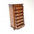 Yew Wood Wellington Chest of Drawers, 1950 For Sale - Image 4 of 11