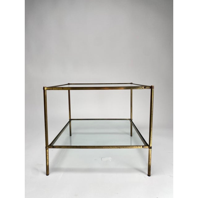 Montecarlo Brass Low Tables from Corrado Dallacqua, 1949, Set of 2 For Sale - Image 3 of 8