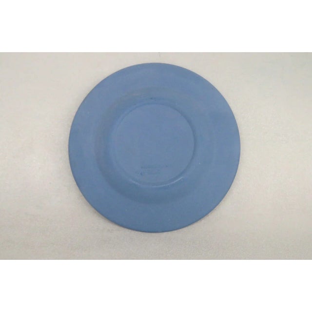 Blue Wedgwood Jasperware Blue Cupid Cherub Cameo Trinket Ring Vanity Dish For Sale - Image 8 of 10