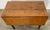 Vintage Early American Solid Wood Drop Leaf Table For Sale - Image 4 of 9