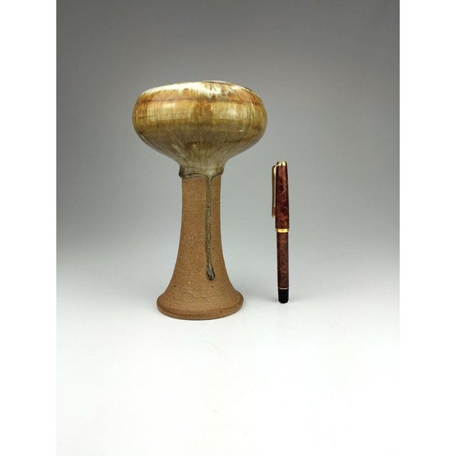 Mid-Century Modern Mushroom Ikebana Vase by Erik Graeser, Denmark, 1960s For Sale - Image 9 of 10