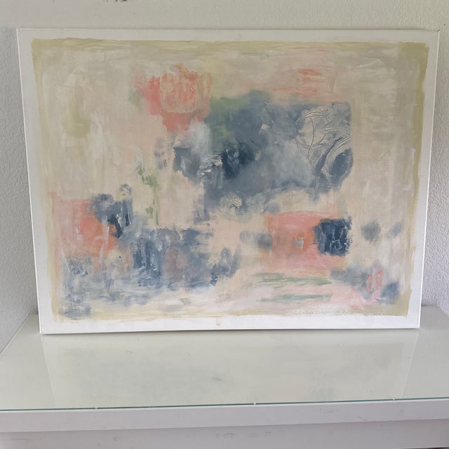 Paint Original Large Abstract Acrylic Ethereal Painting For Sale - Image 7 of 12