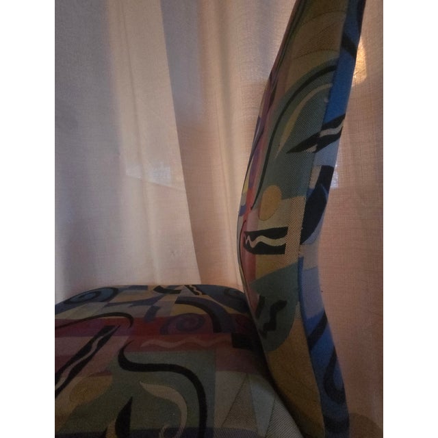 1980s 6 Minson PostModern Dining Chairs For Sale - Image 11 of 14