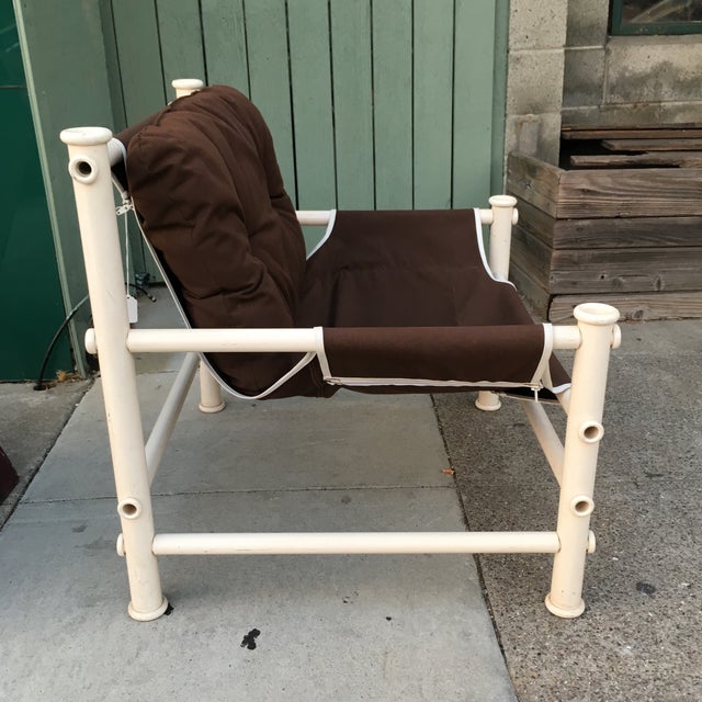 Vintage PVC Pipe Lounge Chair Chairish