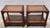 Mid-Century Modern Pair Vintage Mid Century Cane & Glass Side/End Tables For Sale - Image 3 of 18