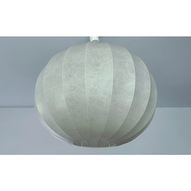 Large Vintage Cocoon Pendant Light from Goldkant Leuchten, 1960s For Sale - Image 9 of 17
