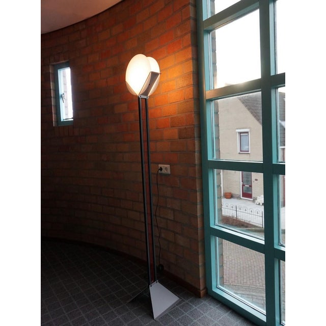Metal Dutch Limited Edition Lotus Floor Lamp by Menno Dieperink, 1982 For Sale - Image 7 of 16