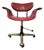 Vintage Italian Swivel Office Chair by Gastone Rinaldi for Rima, 1950s For Sale