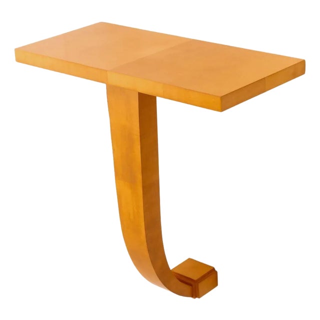 Art Deco Style Pearwood Console Table For Sale