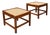 Pair of Brazilian Modern Stools in Rosewood and Cane, Liceu De Artes, 1960s For Sale
