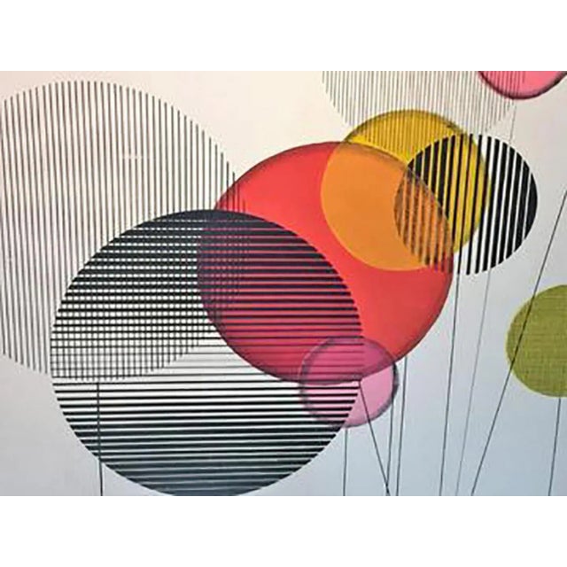 1970s Colorful Modernist Painting For Sale In Philadelphia - Image 6 of 9