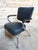 Barber Armchair with Chrome Frame and Black Leatherette Upholstery, 1960s For Sale - Image 6 of 7