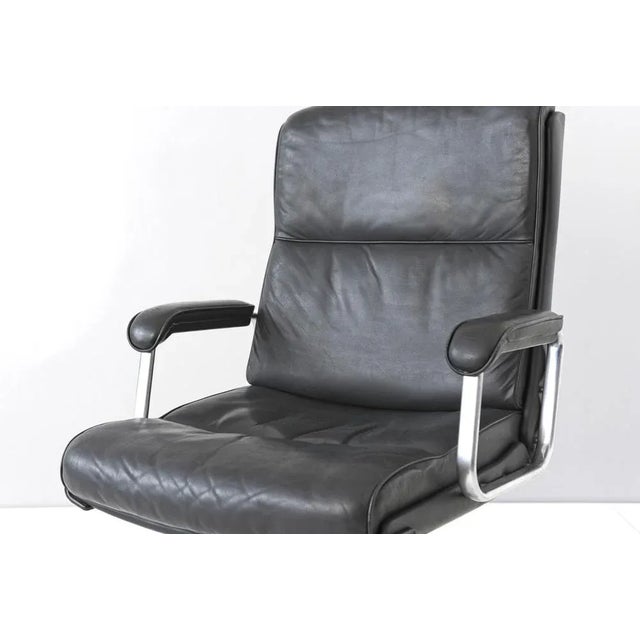 German Conference Chair with Tilting Mechanism from Drabert, 1970s For Sale - Image 9 of 14