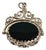 Vintage 9ct Yellow Gold, Tigers Eye, and Black Onyx Fob Pendant, London, 1970 For Sale