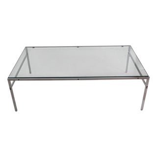 Coffee Table in Glass by Fabricius and Kastholm, 1990s For Sale