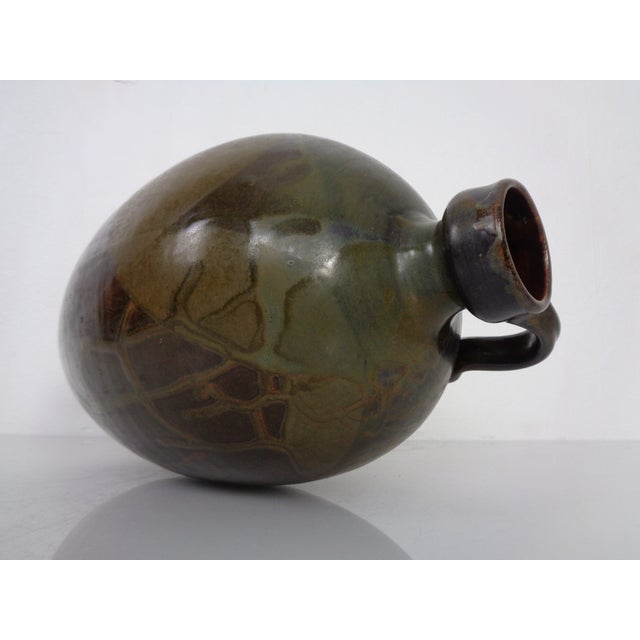 Brown Vintage Vase from Studio Ceramic, Germany, 1960s For Sale - Image 8 of 18