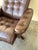Vintage Danish Modern High-Back Leather Lounge Chair 1960s For Sale In Los Angeles - Image 6 of 8