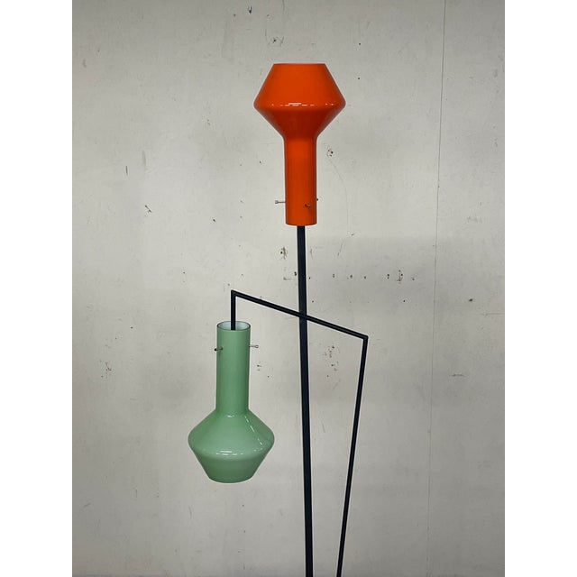 Mid-Century Modern Floor Lamp from Vetreria Laguna Murano, 1950s For Sale - Image 3 of 18