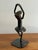 Late 20th Century Industrial Design Brutalist Metal Ballerina Sculpture of Railroad Spike For Sale - Image 6 of 11