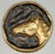 Modern Antique Gilt Bronze Equestrian Vide Poche Paperweight Dish For Sale - Image 3 of 8