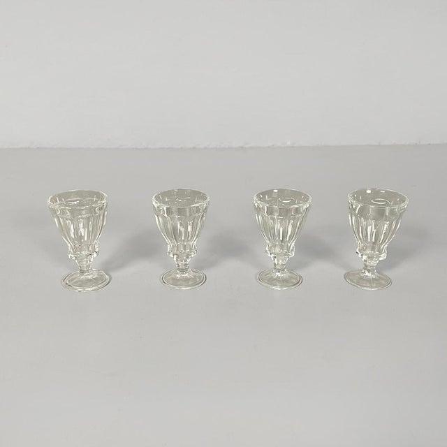 Small Italian Art Deco Glasses, 1930s, Set of 4 For Sale - Image 3 of 10