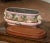Wood 19th Century French Hand-Painted Faience Jardinière With Zinc Liner on Wood Base For Sale - Image 7 of 8