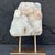 Natural Quartz Crystal Sculpture on Golden Metal Stand For Sale - Image 11 of 12