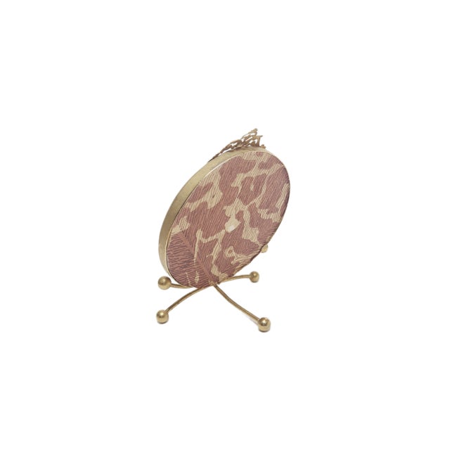 Goldenrod Swedish Art Nouveau Style Minimalist Frame, 1950s For Sale - Image 8 of 10