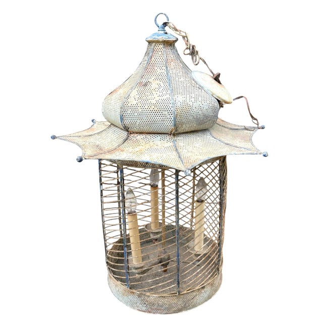 Chinoiserie Late 20th Century Neirman Weeks Voliere Pagoda Lantern For Sale - Image 3 of 11