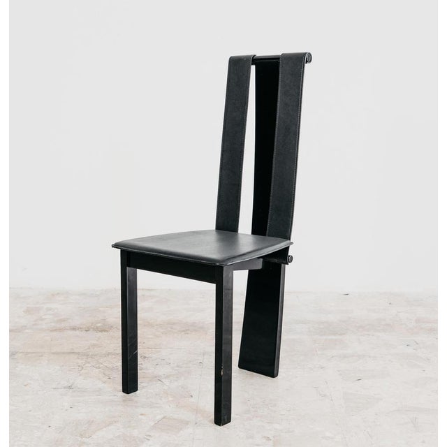 Wood Postmodern Dining Chairs, 1980s, Set of 4 For Sale - Image 7 of 17