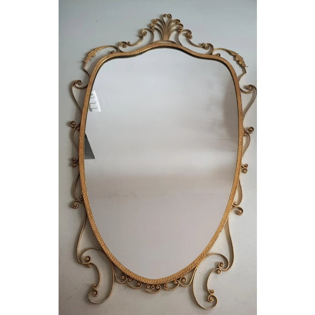 Vintage Italian Mirror by Pier Luigi Colli, 1950s, in Very Good conditions. Designed 1950 to 1959 I have official proof of...