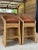 Pair 1980’s Coastal Large Braid Rattan Bar Stools For Sale - Image 11 of 11