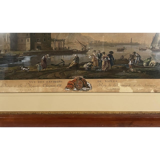 Pierre-Jacques Duret After Joseph Vernet, View of the Environs of Naples, 1766, Engraving For Sale - Image 3 of 8