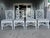 Palm Beach Regency Rattan Chairs Set Of 4 With Fat Seats sold as found in good vintage condition showing normall signs of...