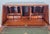Vintage Writing Bureau Desk in Leather and Mahogany, 1960s For Sale - Image 10 of 18