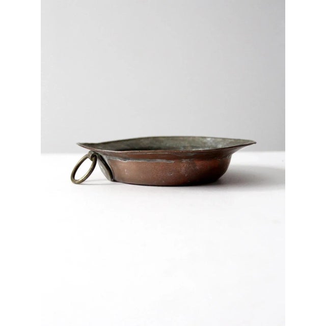 Vintage Copper Basin Pan For Sale - Image 9 of 12