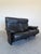 Vintage 1970’s Otto Zapf for Knoll Attrb Follow Me Black Leather Two Seat Sofa For Sale In Tampa - Image 6 of 12