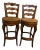 Ladderback Swivel Barstools- A Pair For Sale